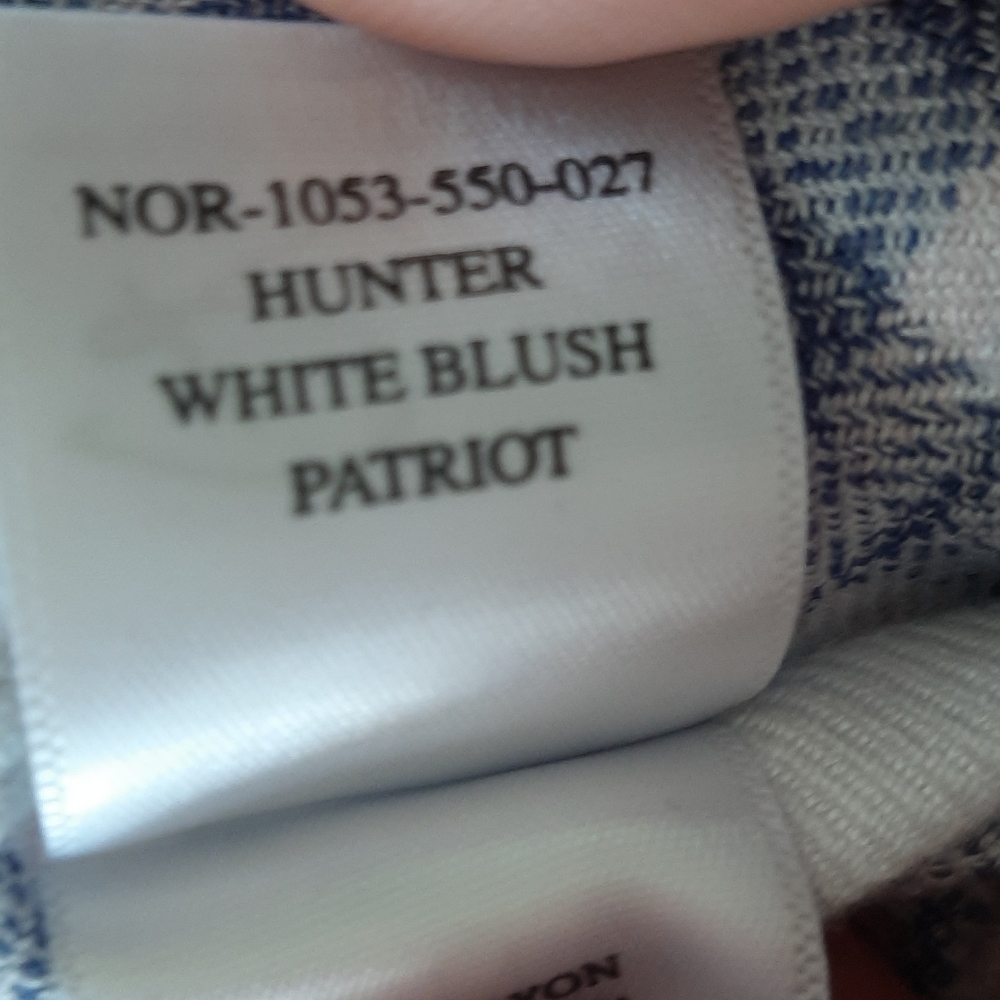 Rails Revolve Hunter white blush patriot plaid button down shirt medium - Picture 7 of 10